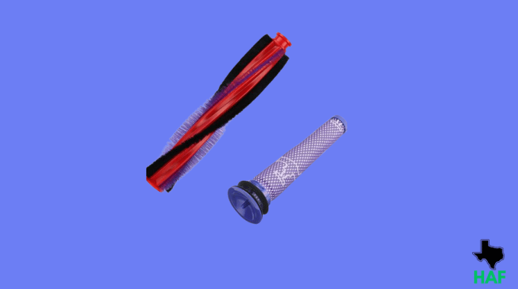 Removing old brush roller from vacuum